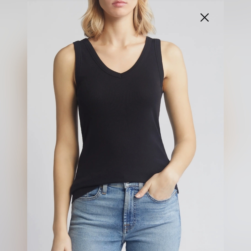 NWOT Caslon V-Neck Tank